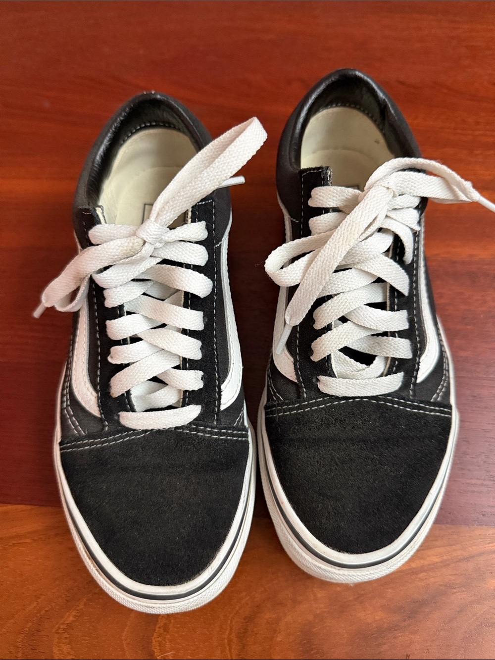Vans Black and White Classic Old Skool Sneakers